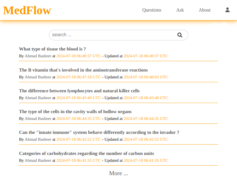 Collection of questions